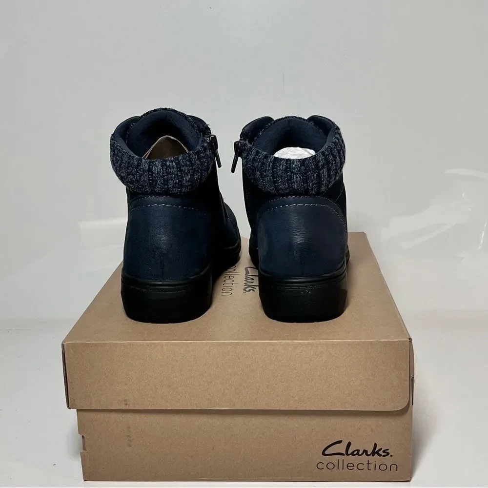 Clarks burnished leather
